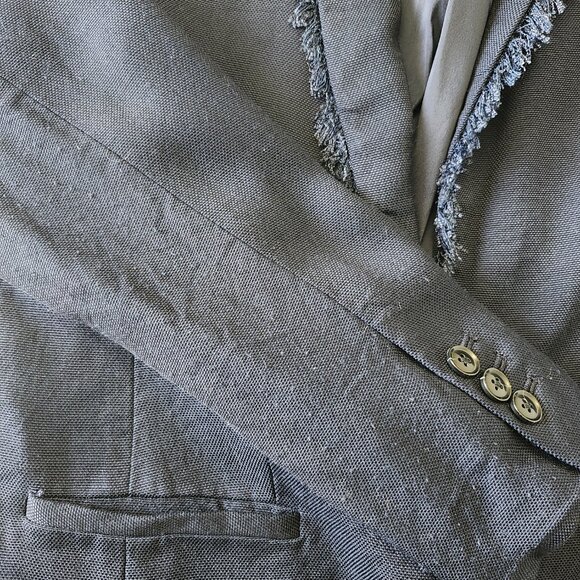 BANANA REPUBLIC | Fray Trim Blazer - Picture 6 of 8